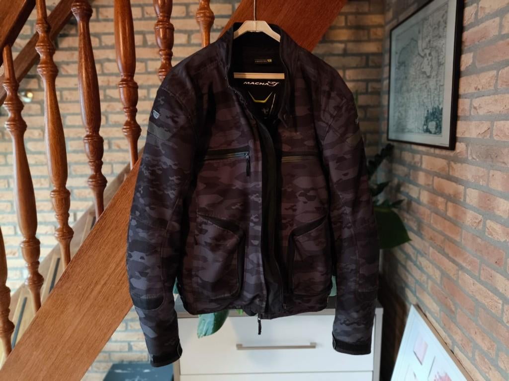 Macna motorjas camo xxxl, Motoren, Jas | textiel, Heren, Ophalen of Verzenden, Tweedehands