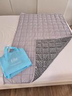Ella verzwaringsdeken kind 3,2 kg met 2 hoezen 100x150cm, Eenpersoons, Ophalen of Verzenden, Grijs, Deken of Dekbed