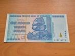 Zimbabwe: 100 Trillion Dollar 2008. Banknote / Bankbiljet., Ophalen of Verzenden, Zimbabwe, Los biljet