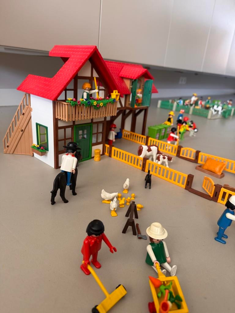 Vintage Playmobil Boerderij Set met Veel Accessoires, Ophalen of Verzenden, Gebruikt, Complete set