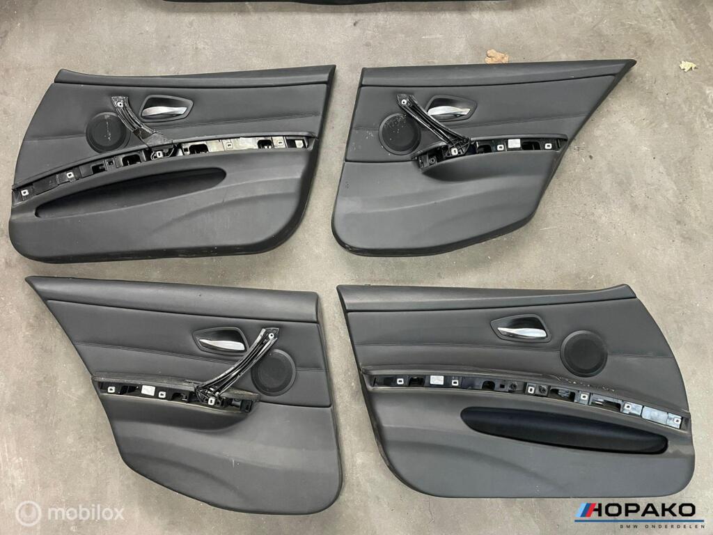 BMW E91 3 serie Interieur zwart leder VERWARMD, Gebruikt, Einsteinlaan 5 rijswijk, Bmw, Ophalen of Verzenden