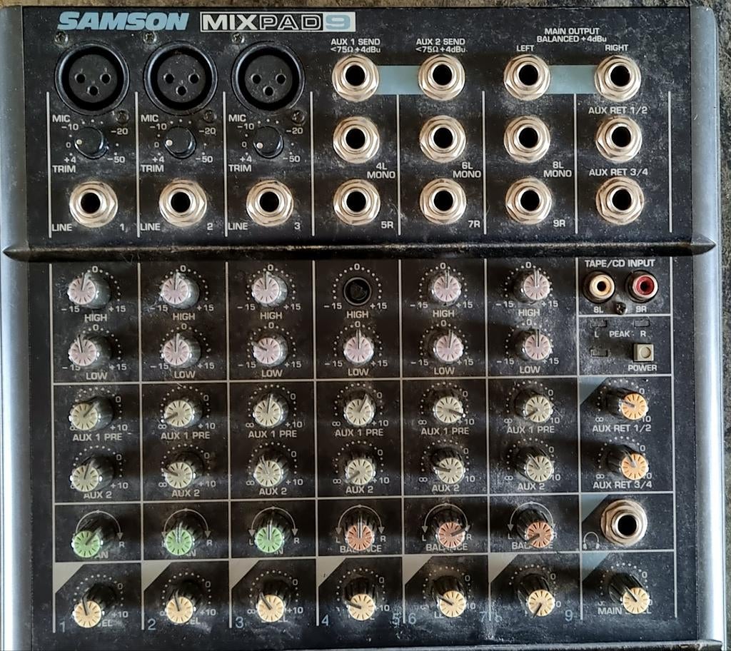 Samson Mixpad 9, Ophalen of Verzenden