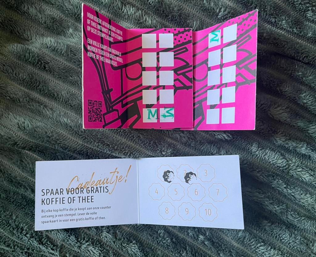 Spaarkaart Maling en DE cafe, Ophalen, Zegels, Bonnen of Punten