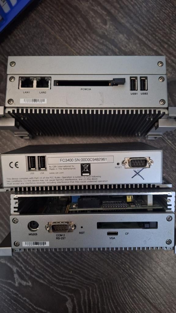 Industriële PC's - FC3400 en UNO-2052G/UNO-2041CE, Computers en Software, Desktop Pc's, Gebruikt, Onbekend, Minder dan 4 GB, Ophalen of Verzenden
