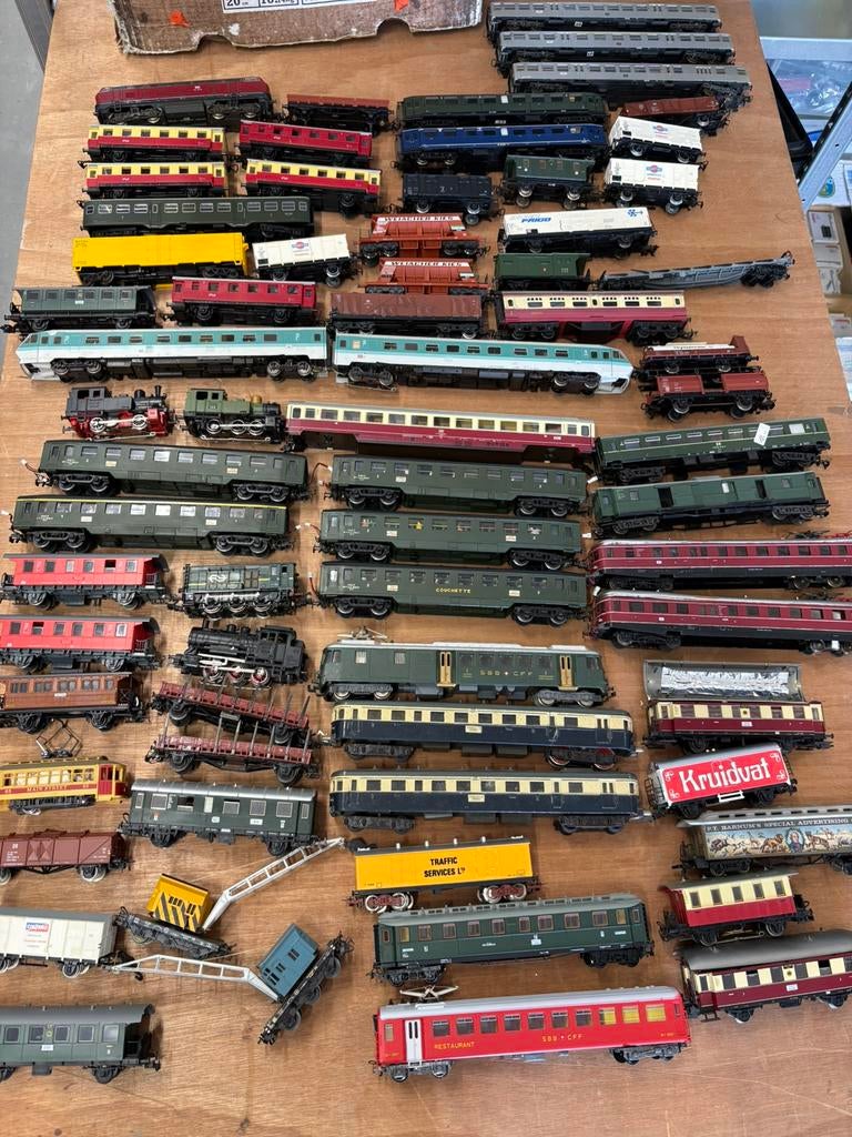 Diverse partijen Märklin/ Fleischmann/ Roco, Gebruikt, Gelijkstroom, Fleischmann, ...