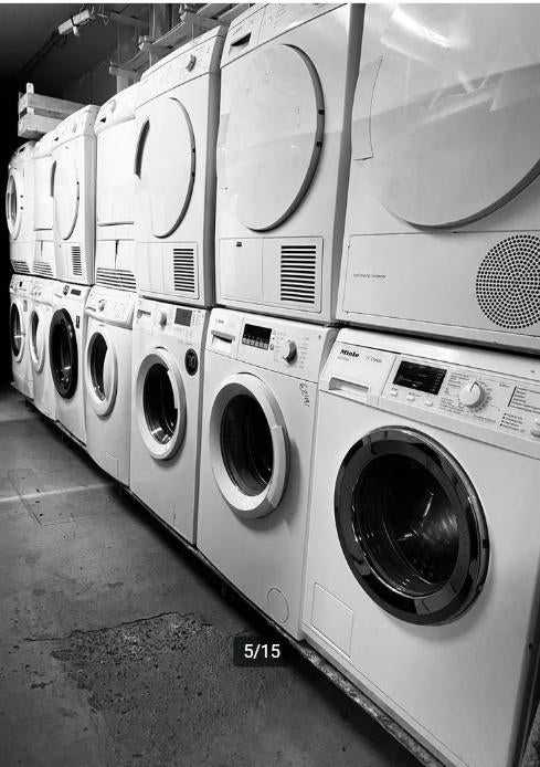 WIJ ZIJN OPEN ! Kringloopwinkel Nochris refurbished witgoed, 6 tot 8 kg, Refurbished, Ophalen of Verzenden, Voorlader