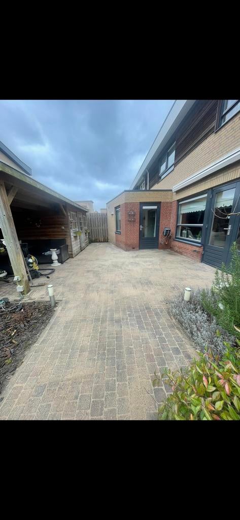 Terras Reiniging Oprit Vlonder Tegels Tuin Weer schoon, Ophalen