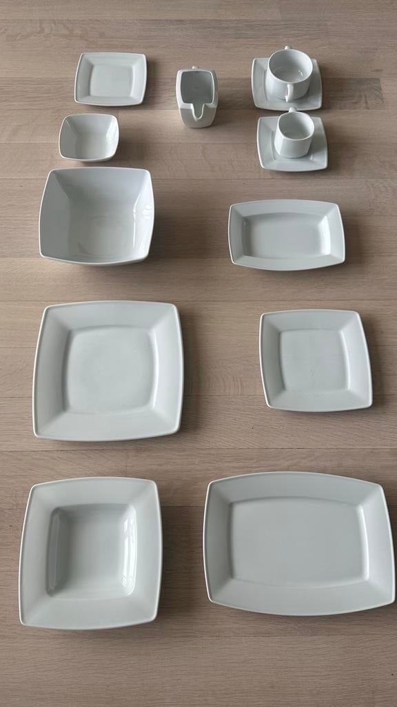 Intermezzo Servies - Wit, Modern, Ophalen, Gebruikt, Overige typen, Effen