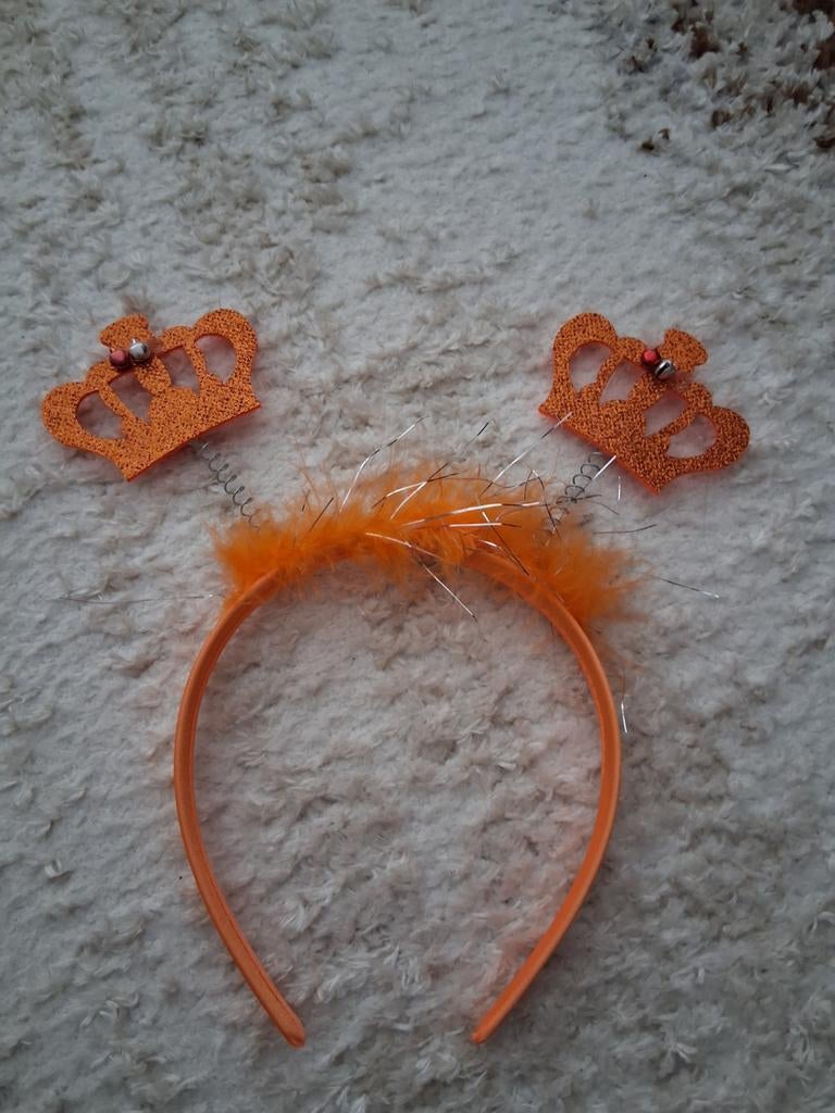 Koningsdag haarband, Ophalen of Verzenden, Gebruikt