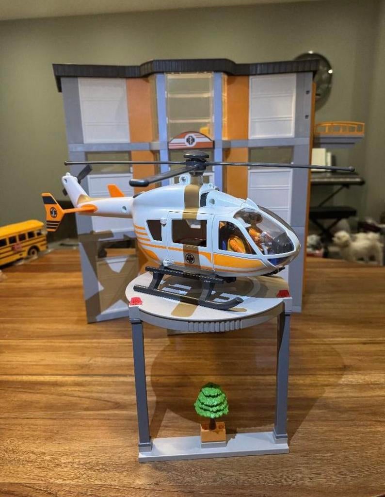 Playmobil trouma helikopter 6686 te koop!!, Ophalen, Zo goed als nieuw