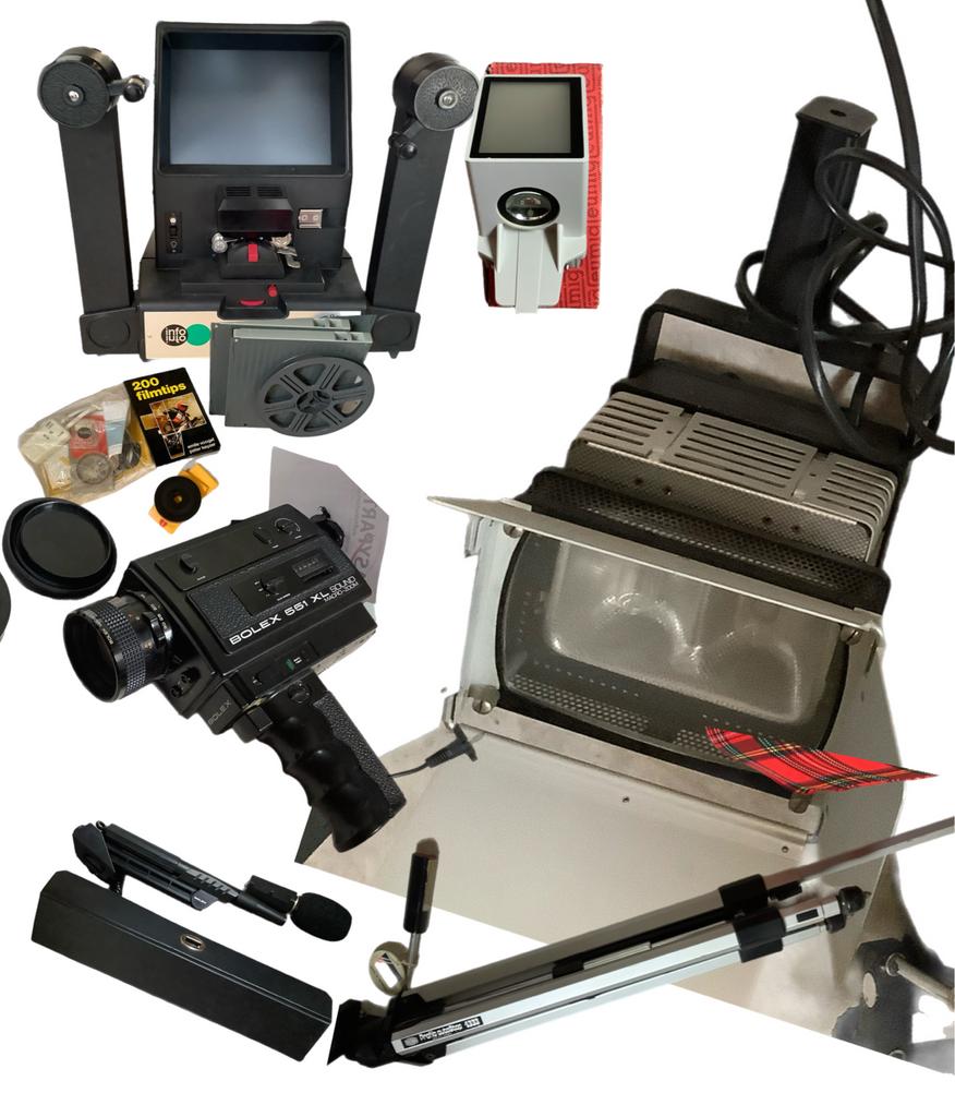 Complete Filmapparatuur Jaren '70/'80 - Bolex, Eumig, Ophalen, 1960 tot 1980, Filmcamera