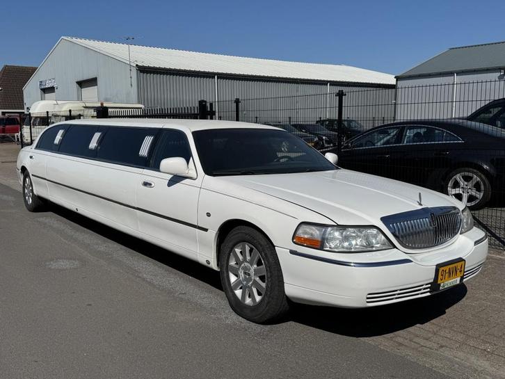 Lincoln Town Car Limousine Limo J Bank 8-Persoons 2003, Auto's, Lincoln, Bedrijf, Te koop, Town Car, ABS, Airbags, Airconditioning