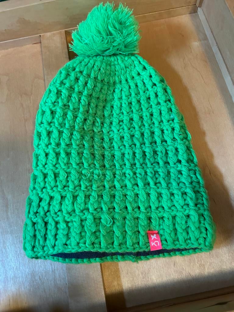 Kari Traa beanie groen, Ophalen of Verzenden, Zo goed als nieuw, Maat 38/40 (M), Muts