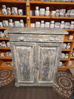 Kast 'Gold Frottage', Ophalen, Met deur(en), 100 tot 150 cm, 50 tot 100 cm