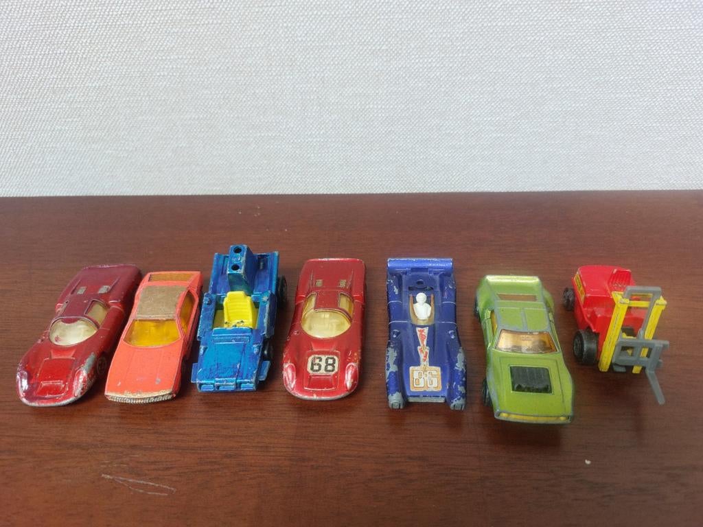 Zeldzame Collectie: 7 Vintage Matchbox Superfast Auto’s, Gebruikt, Auto, ., Ophalen of Verzenden