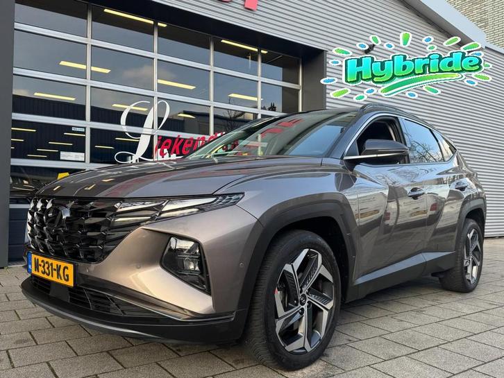 Hyundai Tucson 1.6 T-GDI HEV Premium- Navigatie I Leer I Air, Auto's, Hyundai, Bedrijf, Te koop, Tucson, 360° camera, ABS, Adaptive Cruise Control