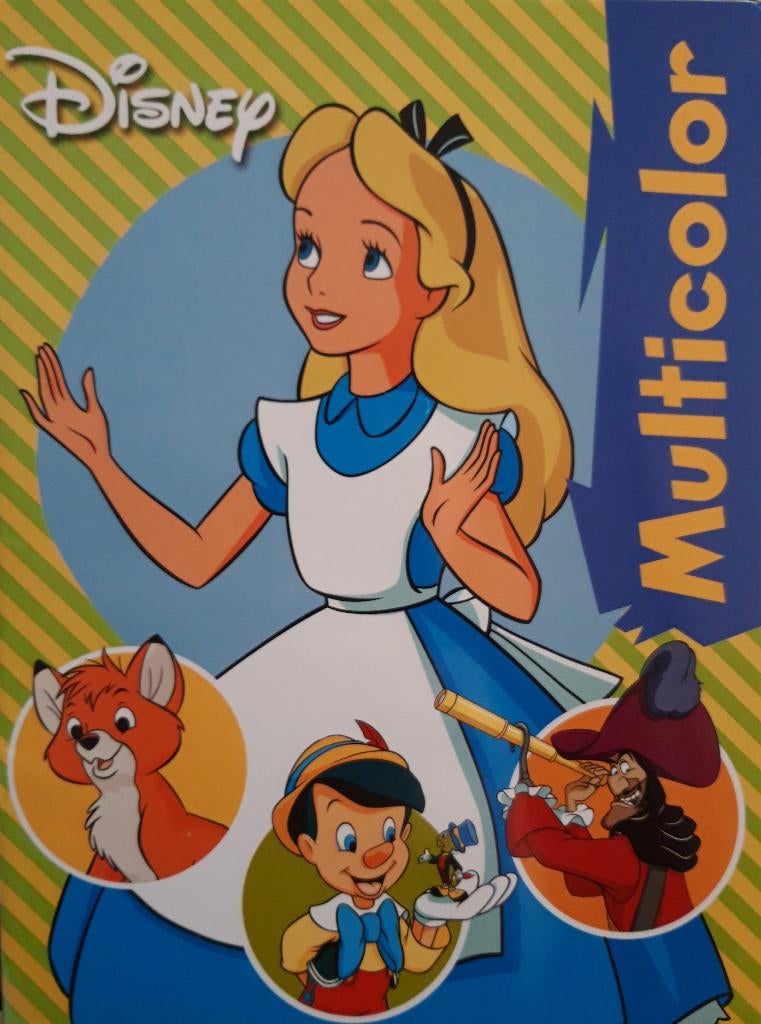 Kleurboek multicolor Disney Alice in wonderland NIEUW, Ophalen of Verzenden, Nieuw
