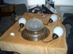 vintage plafond lamp met 3 bollen, Ophalen