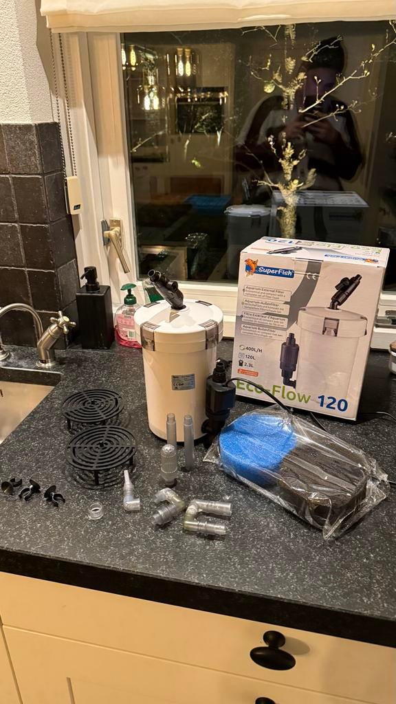 SuperFish Eco Flow 120 – aquariumfilter, Ophalen, Gebruikt, Filter