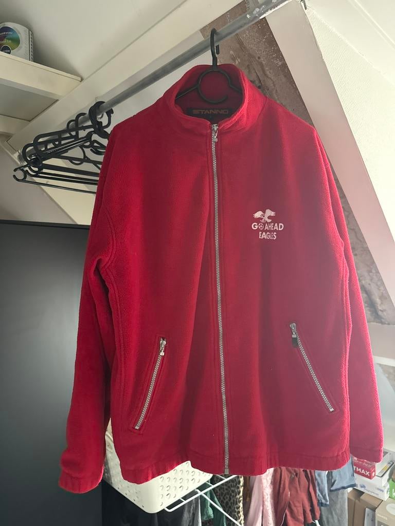 Go Ahead Eagles Fleece Trui - Rood, Ophalen, Gedragen, Overige maten, Rood