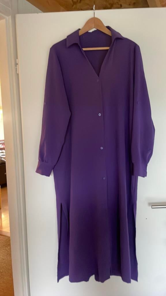 Gina jurk xl, Paars, Maat 46/48 (XL) of groter, Ophalen of Verzenden, Zo goed als nieuw