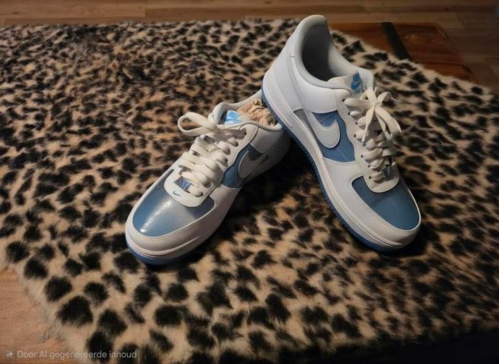 Nike Air Force 1 Low Wit/Blauw - Maat 42, Kleding | Heren, Schoenen, Nieuw, Sneakers of Gympen, Wit, Ophalen of Verzenden