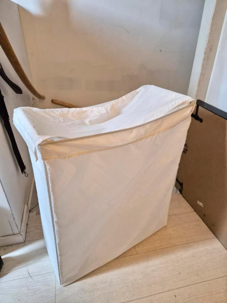 IKEA ZGAN wasmand - Wit, opvouwbaar, Huis en Inrichting, Woonaccessoires | Overige, Zo goed als nieuw, Ophalen of Verzenden
