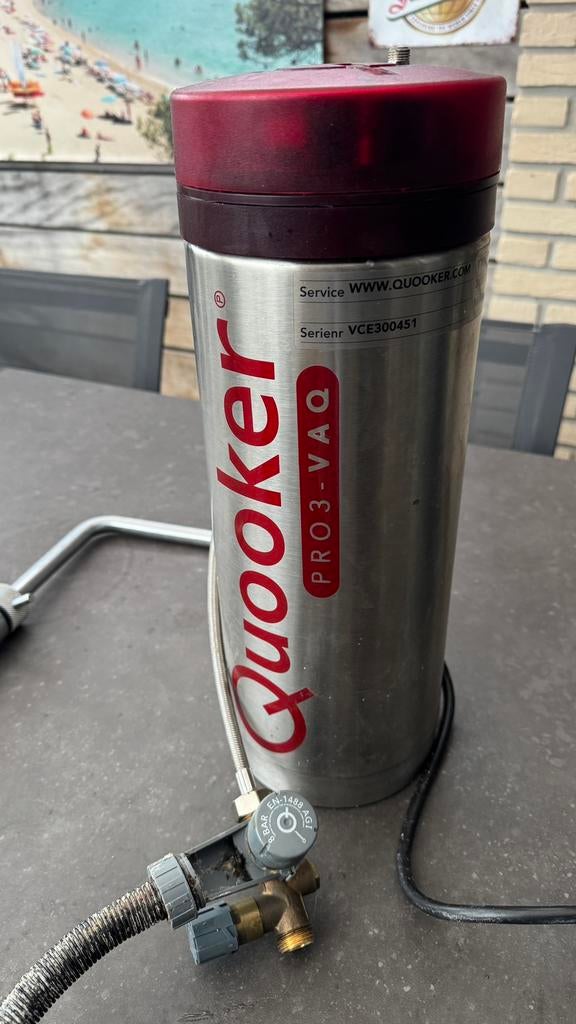 Quooker Pro3 incl. RVS Quooker kraan, Huis en Inrichting, Keuken | Keukenbenodigdheden, Ophalen of Verzenden, Gebruikt