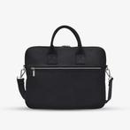 Prachtige leren laptoptas zwart , nu met korting !, 30 cm of meer, Verzenden, Zwart, Minder dan 40 cm