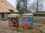 2x Vintage theeblikjes – Kwong Sang Tea – sealed, Ophalen of Verzenden, Gebruikt, Overige