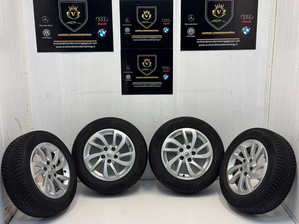 Org. 205/60R16 bj.2014 Renault Grand Scenic sportvelgen set, Auto-onderdelen, Banden en Velgen, Gebruikt, 16 inch, Banden en Velgen