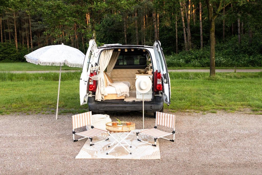 Peugeot Partner kleine Camper, Auto's, Bestelauto's, Particulier, Achteruitrijcamera, Airbags, Airconditioning, Dakrails, Elektrische ramen