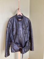 Motorjas leer A.J.S. maat 58, Motoren, Kleding | Motorkleding, Overige merken, Heren, Jas | leer, Ophalen of Verzenden