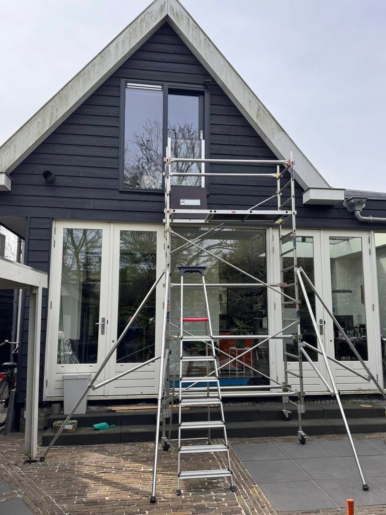 GEZOCHT | GEVRAAGD  steiger Altrex 3100 module C, Ophalen of Verzenden, Gebruikt, Rolsteiger of Kamersteiger, 5 meter of hoger