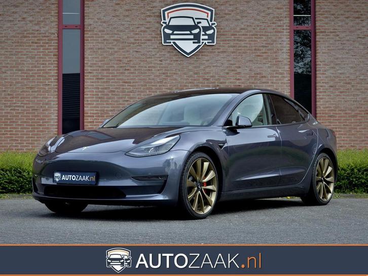 Tesla Model 3 Performance AWD Enhanced Autopilot, Auto's, Tesla, Bedrijf, Te koop, Model 3, 4x4, ABS, Airbags, Airconditioning