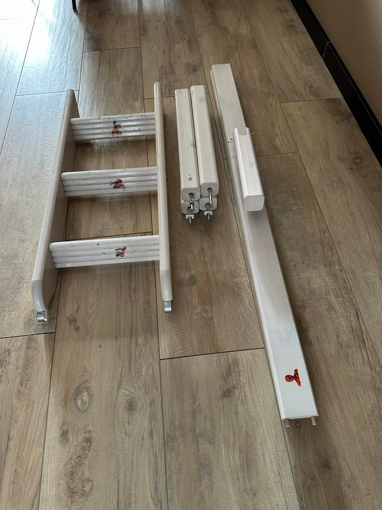 Flexa Verhogingset voor Kinderbed, Kinderen en Baby's, Kinderkamer | Bedden, Ophalen, 85 tot 100 cm, Zo goed als nieuw, Hoogslaper of Stapelbed