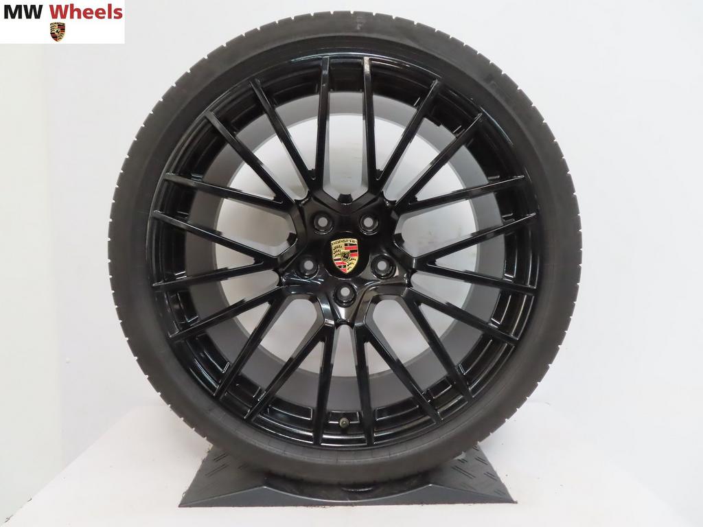 Porsche 22 inch Origineel velgen Cayenne spyder zomerbanden, Auto-onderdelen, Gebruikt, -, 285 mm, -