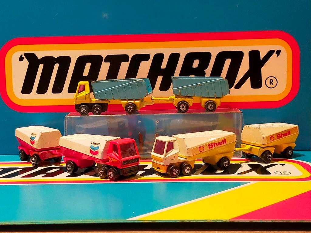Lesney Matchbox Two Pack Modellen, Ophalen of Verzenden, Gebruikt, Bus of Vrachtwagen, Lesney