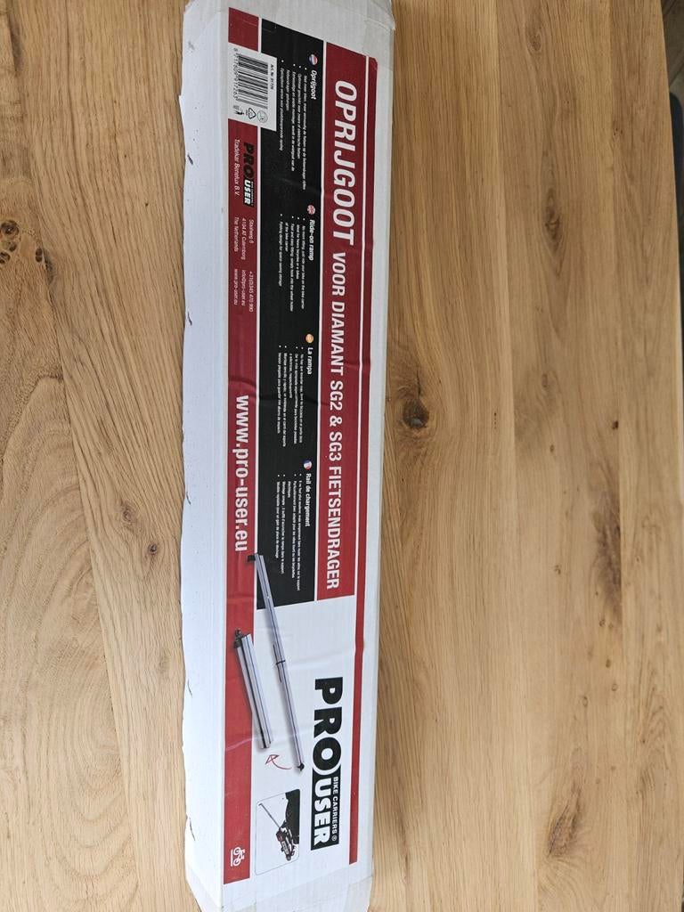 Oprijgoot pro user diamant SG2 & SG3, Auto diversen, Fietsendragers, Verzenden, Nieuw, Fietsendrager-accessoire