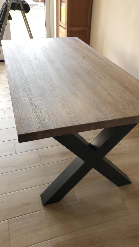 Eetkamer tafel, Huis en Inrichting, Tafels | Eettafels, Ophalen, Gebruikt, 200 cm of meer, 50 tot 100 cm