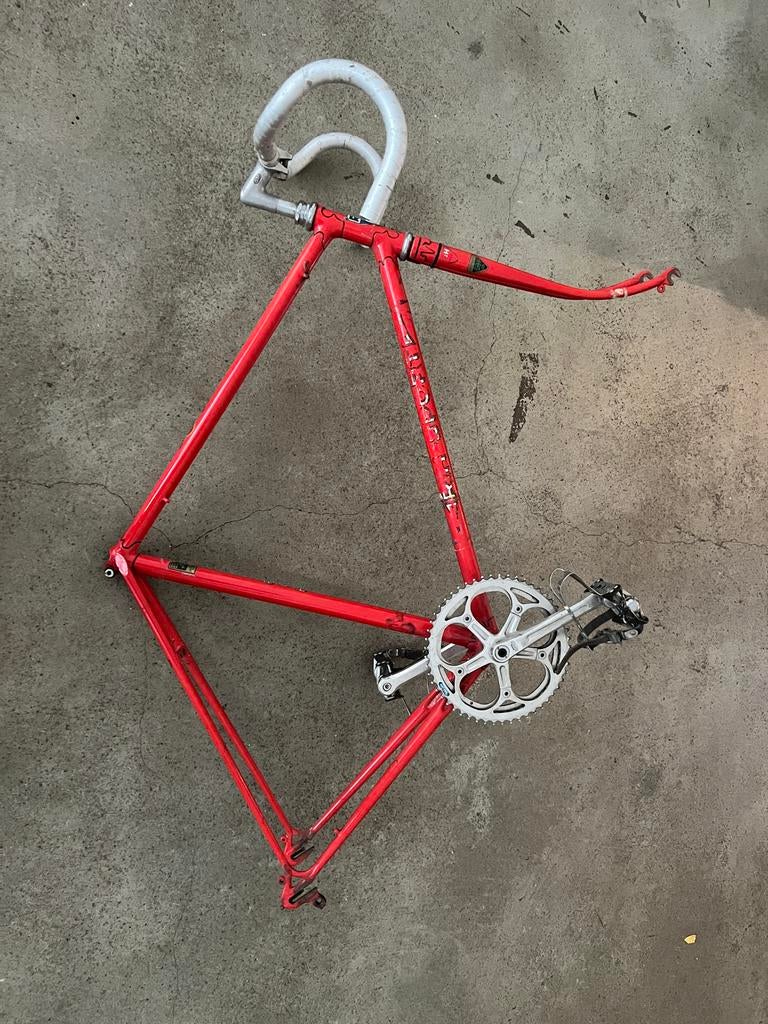 Rih frame met Shimano Vintage 600 crankstel, Fietsen en Brommers, Ophalen, Frame, Gebruikt, Staal