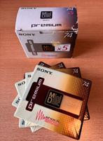 5x Sony Premium MiniDiscs 74min – NIEUW & SEALED!, Audio, Tv en Foto, Walkmans, Discmans en Minidiscspelers, Ophalen of Verzenden