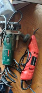 Bosch bovenfrees, Parkside schraper & FERM bandschuurmachine, Bosch, Parkside, FERM, Gebruikt, Ophalen of Verzenden, Bovenfrees