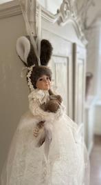 Wattenpopje haas konijn pasen paashaas pasen oud opgezet, Ophalen of Verzenden