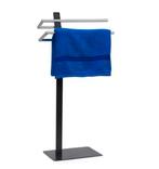 Vrijstaand Handdoekenrek Modern, Strakmodel met RVS Look, Ophalen, Zo goed als nieuw, Grijs, Handdoekenrek