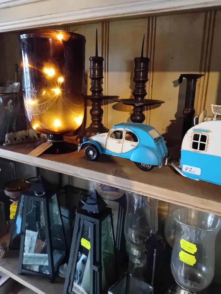 50% Korting. Blikken oldtimer auto Ook "De Evenaar", Antiek en Kunst, Antiek | Speelgoed, Ophalen