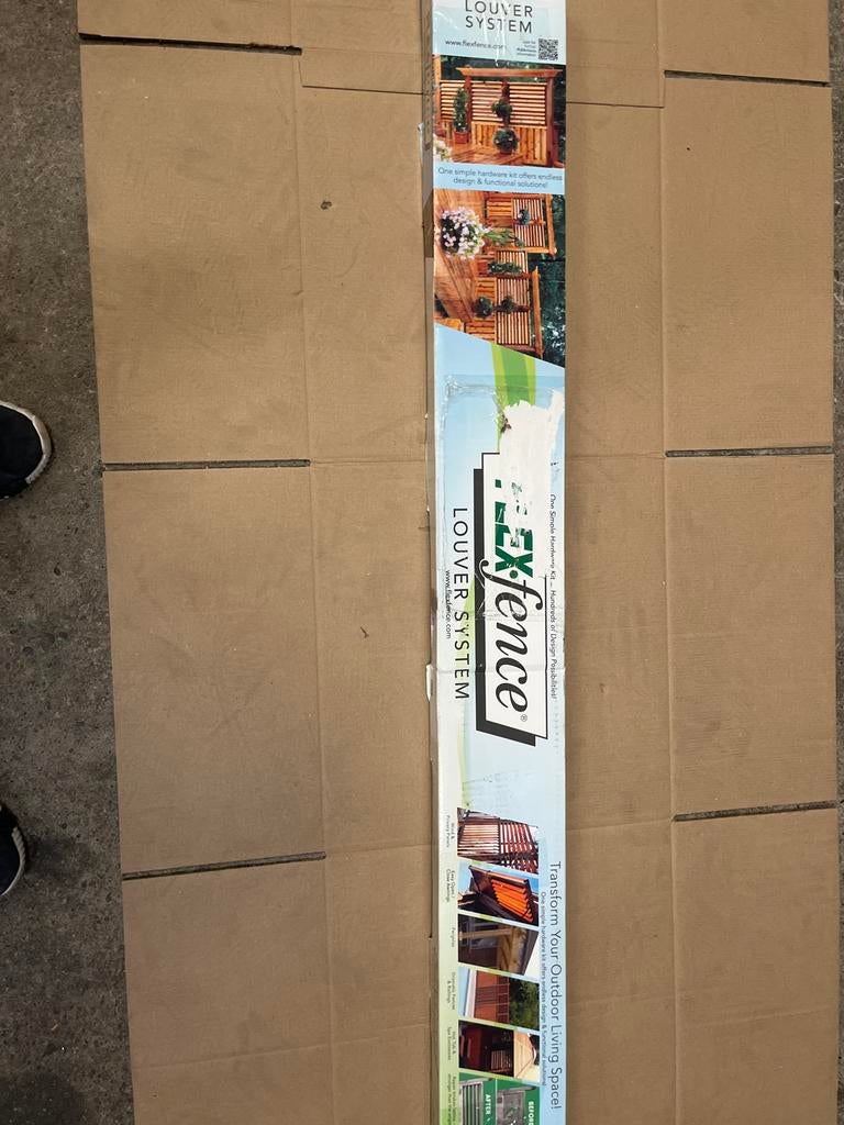 Flexfence Louver System - Nieuw in doos, Tuin en Terras, 1 tot 2 meter, Minder dan 3 meter, Nieuw, Ophalen of Verzenden