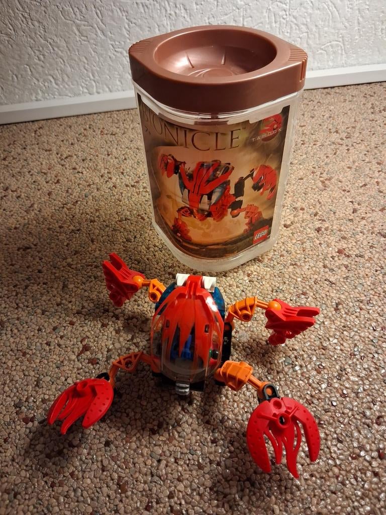 Lego Bionicle Bohrok Tahnok 8563 met doos, Gebruikt, Lego, Ophalen of Verzenden, Complete set