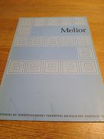 Melior Lettertype Catalogus - D. Stempel AG, Ophalen of Verzenden, Gelezen, D. Stempel AG Schriftgiesserei, Catalogus