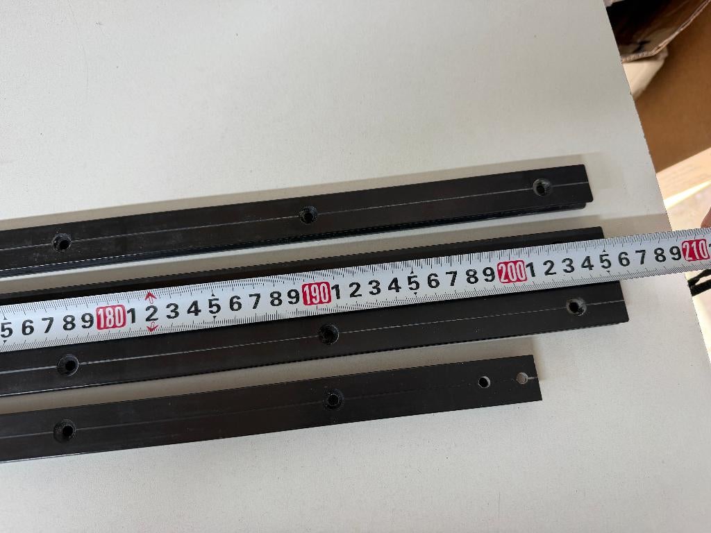 Grootzeil rail met Harken Karren, Watersport en Boten, Ophalen of Verzenden, Gebruikt, Lijn of Blok